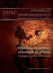 Dynamiques environnementales N° 39-40
