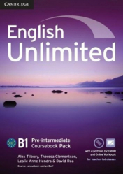 English Unlimited, Pre-intermediate - Coursebook with e-Portfolio and Online Workbook Pack