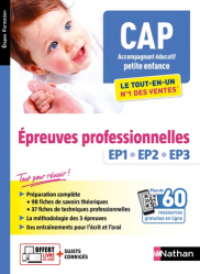 EPR EP1 EP2 EP3 + PSE CAP accompagnant éducatif petite enfance