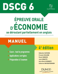 Epreuve orale d'économie se déroulant partiellement en anglais DSCG 6