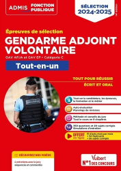 Epreuves de sélection Gendarme adjoint volontaire 2024-2025