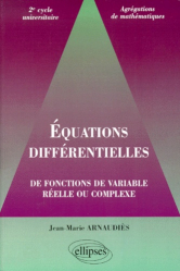 Équations différentielles De fonctions de variable réelle ou complexe