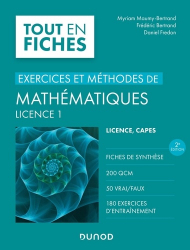 Exercices et méthodes de mathématiques L1