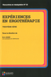 Experiences en ergothérapie 30e serie