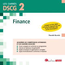 Vous recherchez les livres à venir en DCG - DSCG - DEC, Finance DSCG 2