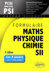Formulaire MatHs - Physique-Chimie -SII - MPSI/MP