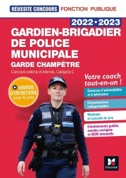 Gardien-brigadier de police municipale / Garde champêtre - 2022-2023