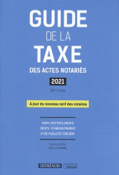 Guide de la taxe des actes notariés