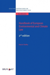 Handbook of European Environmental Law