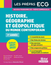 Histoire, géographie et géopolitique du monde contemporain 1re année ECG