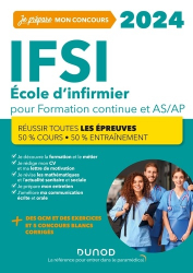IFSI - Concours formation continue et passerelle AS-AP 2024