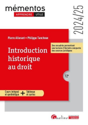 A paraitre de la Editions gualino : Livres à paraitre de l'éditeur, Introduction historique au droit 2024-2025