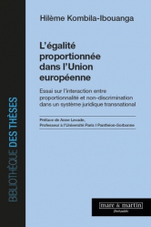 Interaction des principes de proportionnalité et de non-discrimination