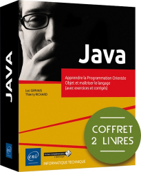 Java - Coffret de 2 livres - Apprendre la Programmation Orientée Objet et maîtriser le langage (avec