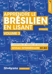 langues+ - apprendre le bresilien en lisant (vol. 3)  niveau intermediaire (b1-b2) - a