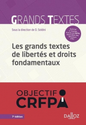 Les grands textes de libertés et droits fondamentaux - Objectif CRFPA