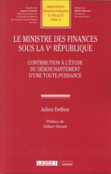Le ministre des finances sous la Ve République