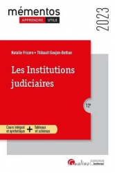 Les institutions judiciaires 2023