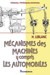 Les mécanismes des machines y compris les automobiles