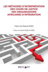 Les méthodes d'interprétation des cours de justice des organisations d'intégration africaine