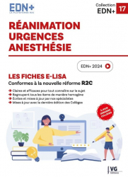 Les fiches E-Lisa Réanimation, Urgences, Anesthésie EDN/R2C