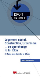 Logement social, construction, urbanisme... ce que change la loi Elan