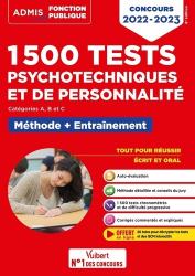 1500 tests psychotechniques et de personnalité Catégorie A, B et C