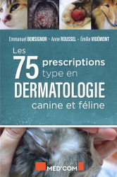 Vous recherchez les meilleures ventes rn Médecine Vétérinaire, 75 prescriptions type en dermatologie canine et féline