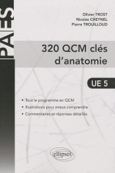 320 QCM clés d'anatomie  UE5