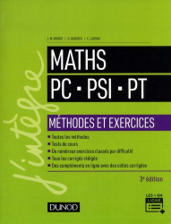Mathématiques Méthodes et Exercices PC-PSI-PT