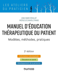 Meilleures ventes de la Editions dunod : Meilleures ventes de l'éditeur, Manuel d'éducation thérapeutique du patient