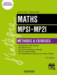 A paraitre chez Livres à paraitre de la collection J'intègre - dunod, Maths MPSI-MP2I
