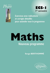 Mathématiques ECS-1 1er semestre