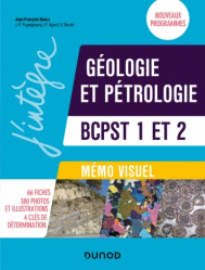 A paraitre chez Livres à paraitre de la collection J'intègre - dunod, Mémo visuel de géologie-pétrologie BCPST 1 et 2