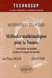 Méthodes mathématiques pour la finance