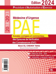 Médecine d'Urgence - PAE 2024