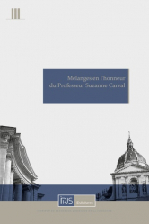 Mélanges en l'honneur du professeur Suzanne Carval