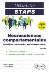 Meilleures ventes de la Editions ellipses : Meilleures ventes de l'éditeur, Objectif STAPS - Neurosciences comportementales