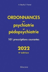 Meilleures ventes de la Editions maloine : Meilleures ventes de l'éditeur, Ordonnances en psychiatrie et pédopsychiatrie 2022