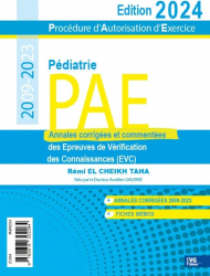 Pédiatrie - PAE 2024
