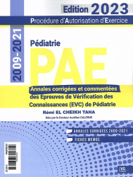 Pédiatrie - PAE 2023