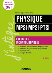 Physique Exercices incontournables MPSI-MP2I-PTSI