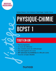 Meilleures ventes de la Editions dunod : Meilleures ventes de l'éditeur, Physique-chimie BCPST 1re année
