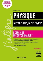Physique MP/MP*-MPI/MPI* PT/PT*