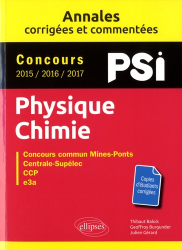 Physique chimie PSI