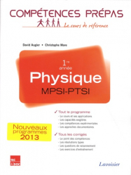 Physique 1ère année MPSI, PTSI