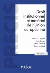 Précis de Droit institutionnel et matériel de l'Union européenne
