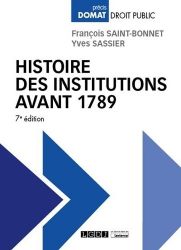 Précis Domat d'Histoire des institutions avant 1789