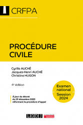 Procédure civile CRFPA 2024