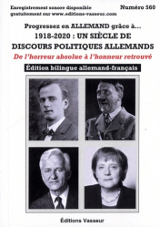 Progressez en allemand grâce à... 1918-2020 : un siecle de discours politiques allemands.